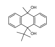 9-t-butyl-9,10-dihydroxy-10-methyl-9,10-dihydroanthracene Structure