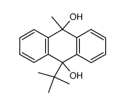 9-t-butyl-9,10-dihydroxy-10-methyl-9,10-dihydroanthracene结构式