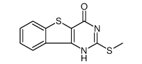 [1]Benzothieno[3,2-d]pyrimidin-4(3H)-one, 2-(methylthio)结构式