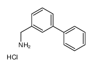 [1,1'-联苯]-3-基甲胺盐酸盐结构式