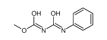 methyl N-(phenylcarbamoyl)carbamate结构式