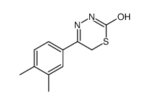 5-(3,4-dimethylphenyl)-3,6-dihydro-1,3,4-thiadiazin-2-one结构式