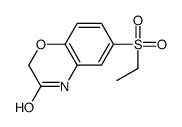 6-(乙基磺酰基)-2H-1,4-苯并噁嗪-3(4H)-酮结构式