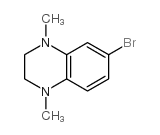 6-BROMO-1,4-DIMETHYL-1,2,3,4-TETRAHYDROQUINOXALINE structure