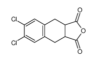 1,2,3,4-tetrahydro-6,7-dichloro-2,3-naphthalic anhydride结构式