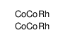 cobalt,rhodium(6:7)结构式
