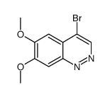 4-溴-6,7-二甲氧基噌啉结构式