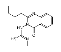 1-(2-butyl-4-oxoquinazolin-3-yl)-3-methylthiourea结构式