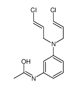 N-[3-[bis(3-chloroprop-2-enyl)amino]phenyl]acetamide结构式