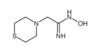 4-Thiomorpholineethanimidamide, N-hydroxy结构式