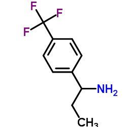 1-(4-(三氟甲基)苯基)丙-1-胺结构式