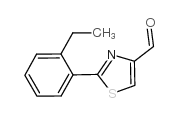 2-(2-乙基苯基)-噻唑-4-甲醛结构式