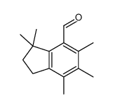 3,3,5,6,7-pentamethyl-1,2-dihydroindene-4-carbaldehyde Structure