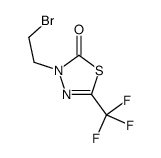 3-(2-bromoethyl)-5-(trifluoromethyl)-1,3,4-thiadiazol-2-one Structure