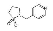 2-(pyridin-4-ylmethyl)-1,2-thiazolidine 1,1-dioxide Structure