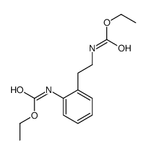 ethyl N-[2-[2-(ethoxycarbonylamino)ethyl]phenyl]carbamate Structure
