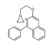 3-[2-(aziridin-1-yl)ethoxy]-1-phenylisoquinoline结构式