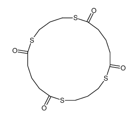 1,5,11,15-tetrathiacycloicosane-6,10,16,20-tetrone Structure