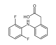 2-[2-(2,6-difluoroanilino)phenyl]acetic acid结构式