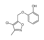 2-[(4-chloro-3-methyl-1,2-oxazol-5-yl)methoxy]phenol结构式