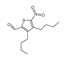 3,4-dibutyl-5-nitrothiophene-2-carbaldehyde Structure