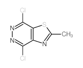 Thiazolo[4,5-d]pyridazine,4,7-dichloro-2-methyl-结构式