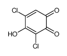 3,5-dichloro-4-hydroxycyclohexa-3,5-diene-1,2-dione结构式