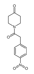 1-((4-nitrophenyl)acetyl)-4-piperidone Structure