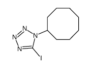 1-cyclooctyl-5-iodotetrazole结构式