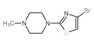 4-bromo-2-(4-methylpiperazin-1-yl)-1,3-thiazole Structure
