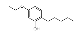5-ethoxy-2-hexylphenol Structure