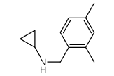 N-(2,4-Dimethylbenzyl)cyclopropanamine Structure
