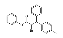 phenyl 2-bromo-3-phenyl-3-(p-tolyl)propanoate结构式