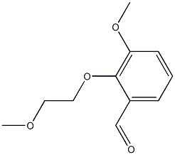 3-Methoxy-2-(2-methoxyethoxy)benzaldehyde结构式