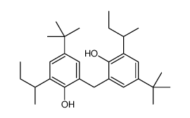 2,2'-methylenebis[4-tert-buty-6-sec-butylphenol]结构式
