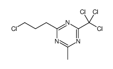 2-(3-chloropropyl)-4-methyl-6-(trichloromethyl)-1,3,5-triazine结构式