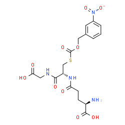 S-(3-nitrocarbobenzoxy)glutathione结构式