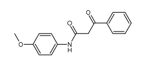 N-(4-methoxyphenyl)-3-oxo-3-phenylpropanamide Structure