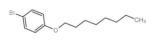 4-n-octyloxybromobenzene structure