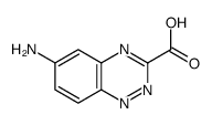 6-Amino-1,2,4-benzotriazine-3-carboxylic acid结构式