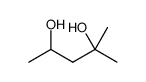 2,4-Pentanediol, 2-methyl Structure