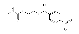 1-methylcarbamoyloxy-2-(4-nitro-benzoyloxy)-ethane Structure