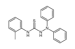 1,1-Diphenyl-4-(2-tolyl)-thiosemicarbazid结构式