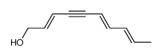 deca-2t,6t,8t-trien-4-yn-1-ol结构式