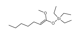 E methoxy-1 triethylsilyloxy-1 heptene-1结构式