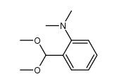 2-(Dimethylamino)benzaldehyd-dimethylacetal结构式