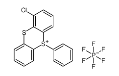 1-chloro-5-phenylthianthren-5-ium,hexafluorophosphate结构式