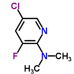 5-Chloro-3-fluoro-N,N-dimethyl-2-pyridinamine picture