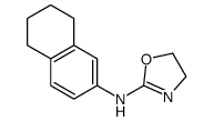 N-(5,6,7,8-tetrahydronaphthalen-2-yl)-4,5-dihydro-1,3-oxazol-2-amine Structure