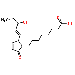 8-{2-[(1E)-3-Hydroxy-1-penten-1-yl]-5-oxo-3-cyclopenten-1-yl}octanoic acid picture